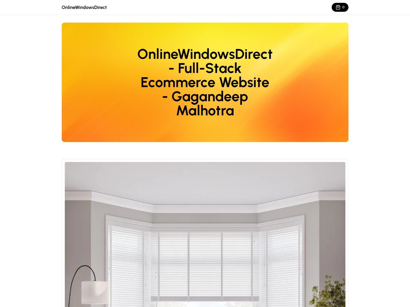 Image of Online Windows Direct Website 1