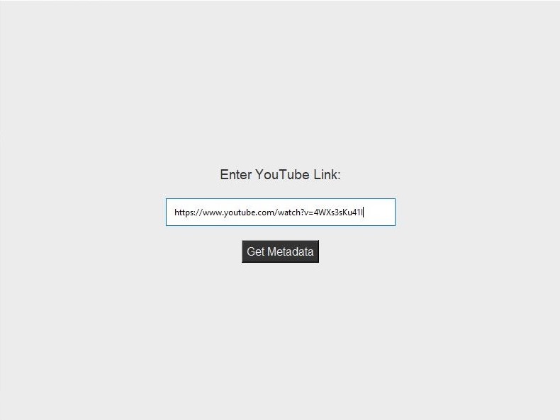 Image of Youtube Meta Scraper 1